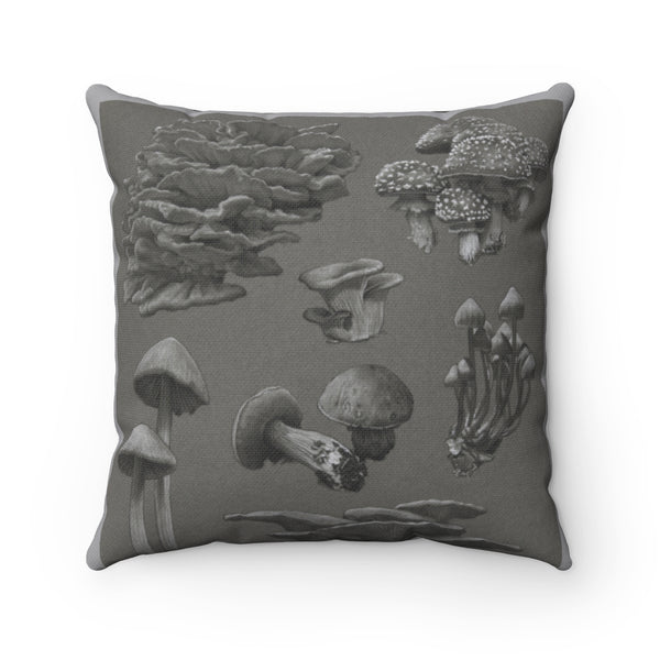 Mushroom Spore Print Pillow, 18